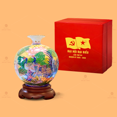 Bình Hút Lộc Sen Hạc Bình An